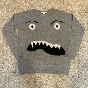 “Scary Face Monster” sweater